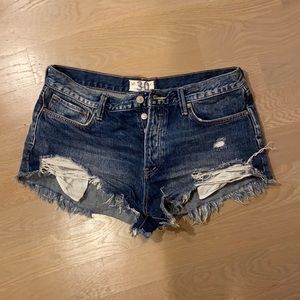 Free People Loving Good Vibrations Cutoffs